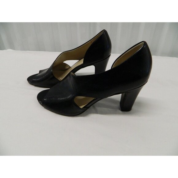 LifeStride Simply Comfort Womens Black Open-Toe Heels Size 8.5M - Picture 3 of 11
